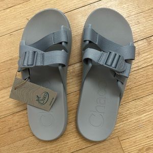 NWT Chaco Chililos slide grey(Granite) size 9